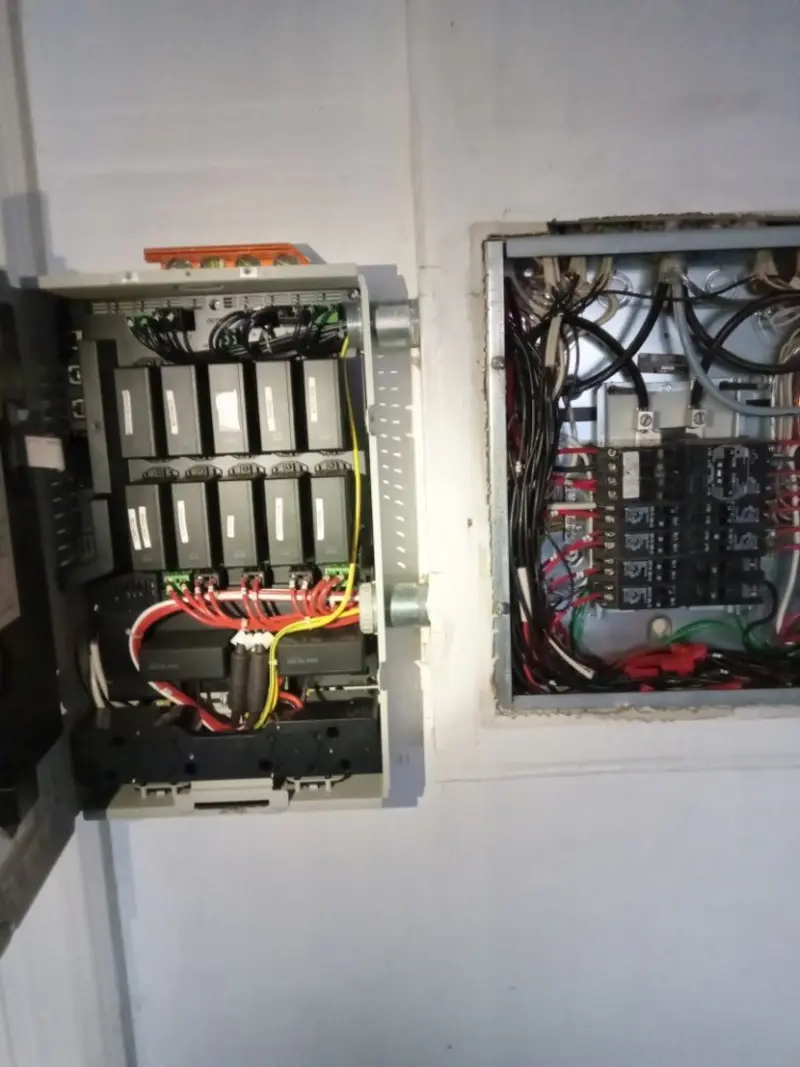 Electrical panel upgrade completed for Ring Doorbell Installation in Jarrell